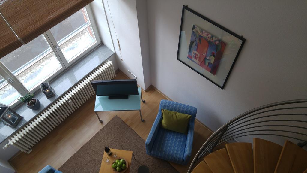 Apartmenthaus Elster Lofts Leipzig Rum bild