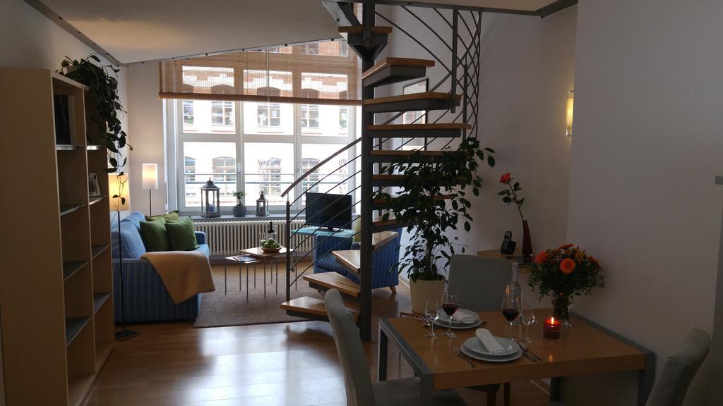Apartmenthaus Elster Lofts Leipzig Rum bild